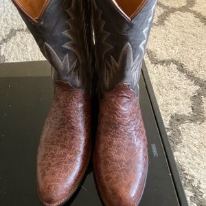 Tecovas Smooth Ostrich Boots, size 11.5
